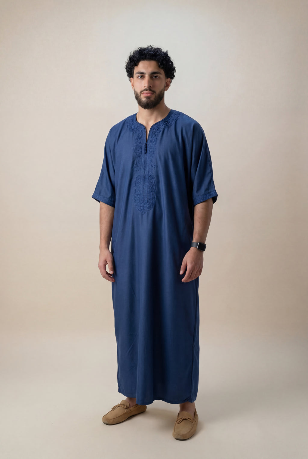 Midnight Blue Premium Gandoura
