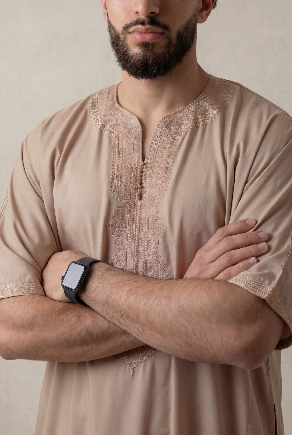 Sand Beige Premium Gandoura
