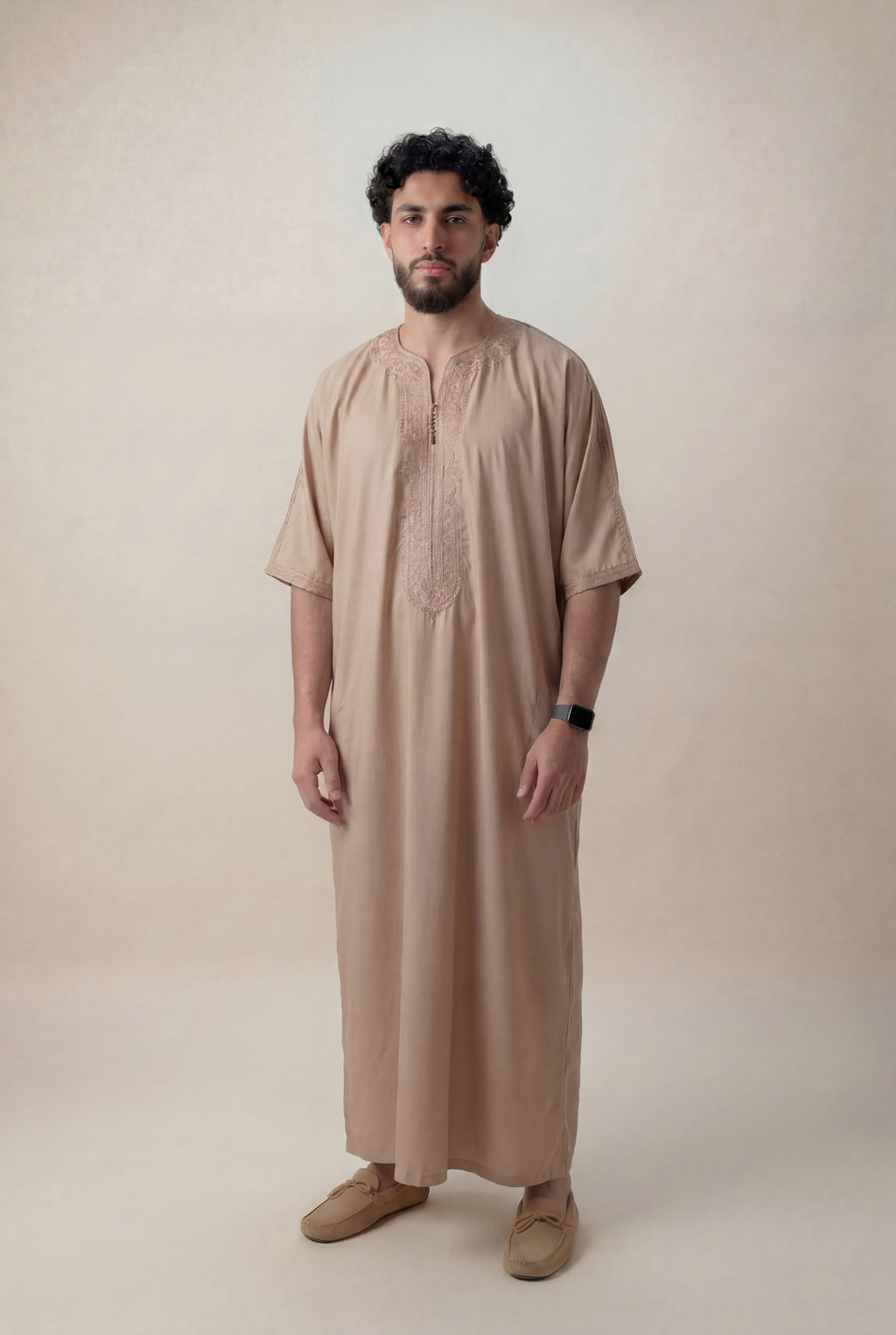 Sand Beige Premium Gandoura